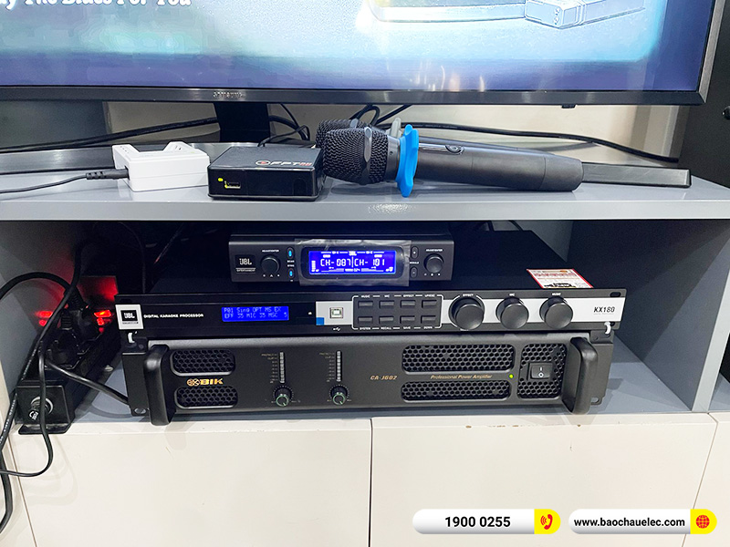 Lắp đặt dàn karaoke RCF hơn 60tr cho chú Định tại Đồng Nai (RCF X-MAX 10, CA-J802, KX180A, Pasion 12SP, VM300)