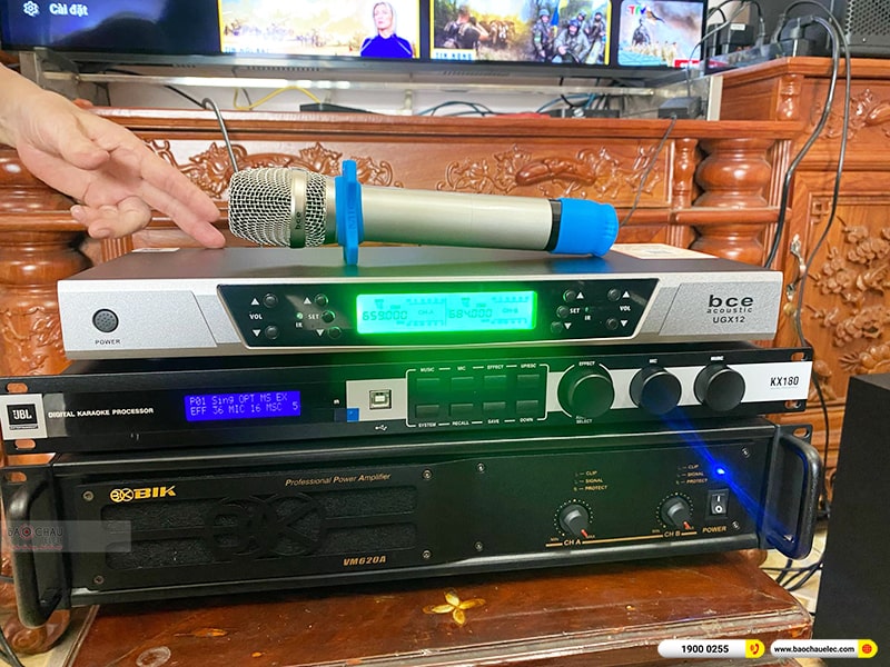 Lắp đặt dàn karaoke trị giá hơn 50 triệu cho anh Đại tại Đồng Nai (BMB CSS 1210SE, VM620A, KX180A, JBL A120P, BCE UGX12) 