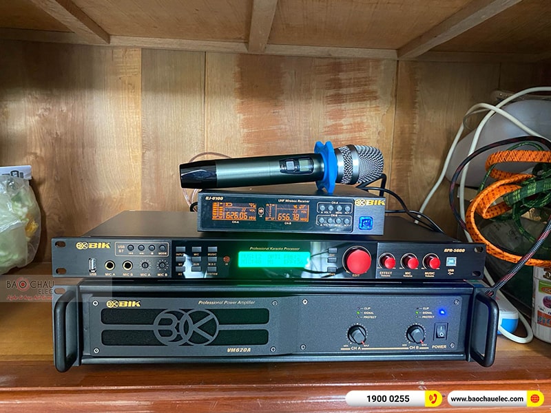 Lắp đặt dàn karaoke trị giá khoảng 30 triệu cho anh Trực tại Đồng Nai