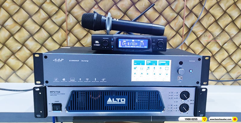 Lắp đặt dàn karaoke trị giá khoảng 80 triệu cho anh Nhật tại Đồng Nai (RCF X-MAX 10, Alto MP2750, K9900II Luxury, Pasion 12SP, JBL VM300) 