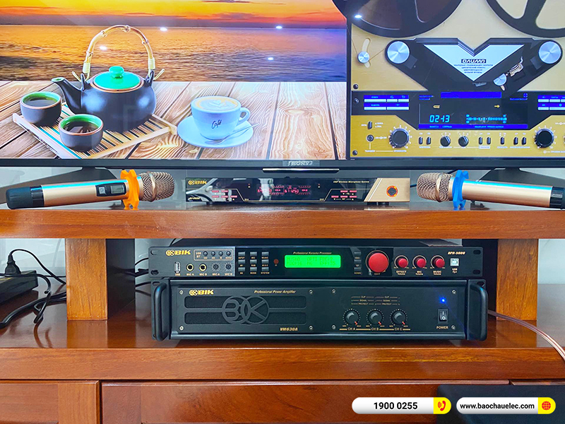 Lắp đặt dàn karaoke trị giá hơn 40 triệu cho anh Quân tại Đồng Nai (BIK BSP-412II, VM630A, BPR-5600, BJ-W66 Plus, BJ-U600)