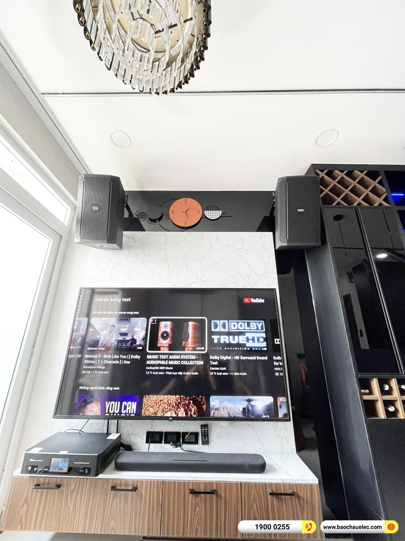 Lắp đặt dàn karaoke trị giá gần 30 triệu cho anh Vinh tại TPHCM (Denon DN510, BKSound DKA 8500) 