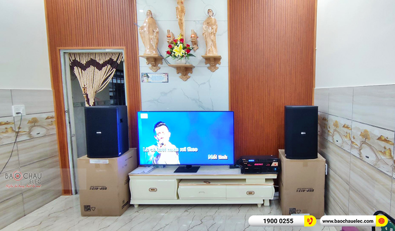 Lắp đặt dàn karaoke gia đình anh Nhật