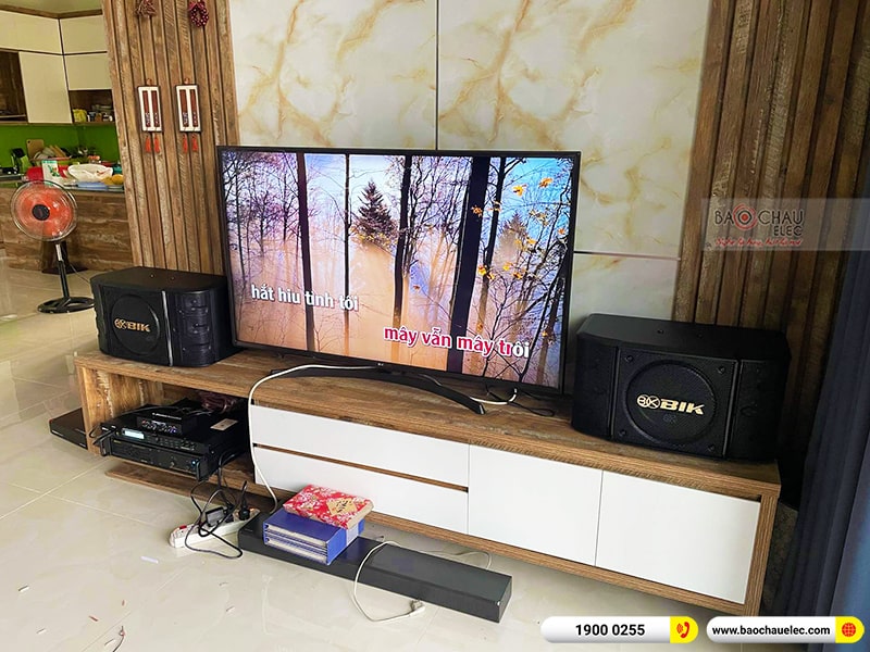 Lắp đặt dàn karaoke gia đình anh Vinh