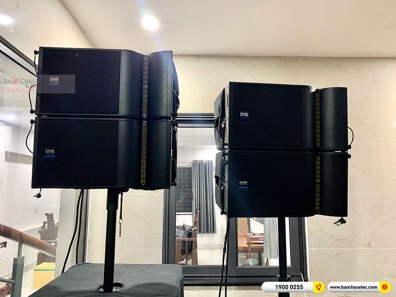 Lắp đặt dàn Line Array DMX cho anh Kỳ