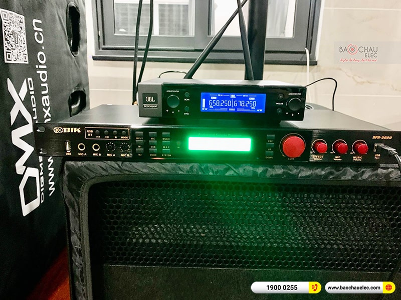 Lắp đặt dàn Line Array DMX cho anh Kỳ