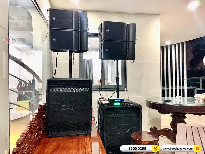 Lắp đặt dàn Line Array DMX cho anh Kỳ