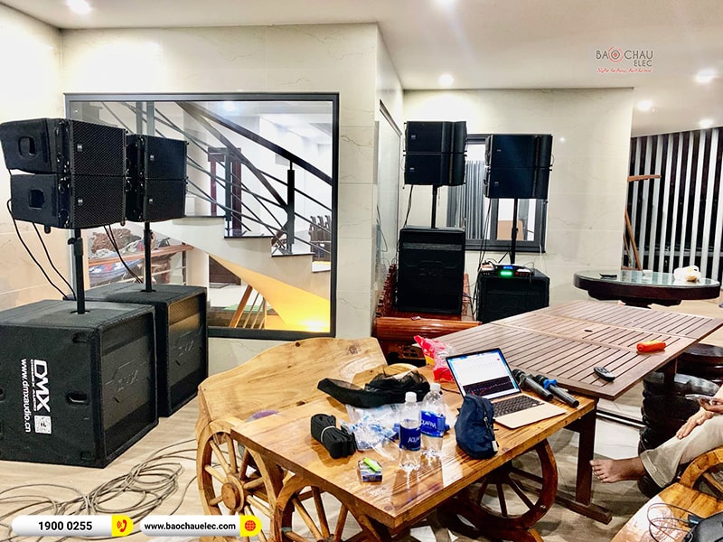 Lắp đặt dàn Line Array DMX cho anh Kỳ