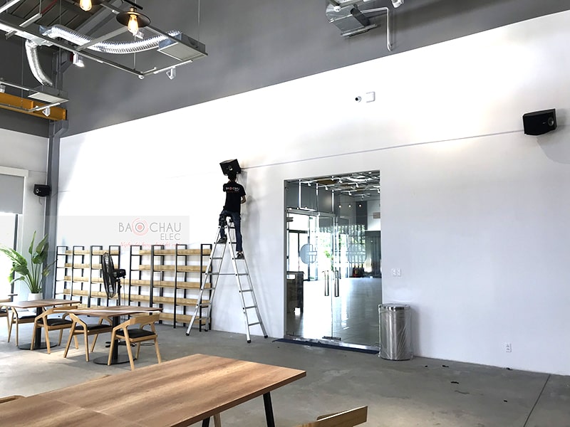 dàn âm thanh cho quán cafe Trần Q ở Nhơn Trạch h5