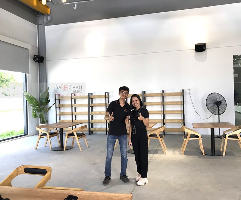 dàn âm thanh cho quán cafe Trần Q ở Nhơn Trạch h9