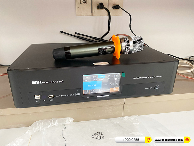 Lắp đặt dàn karaoke trị giá gần 30 triệu cho anh Tài tại Đồng Nai (Alto AT1000II, BKSound DKA 6500, JBL A120P)