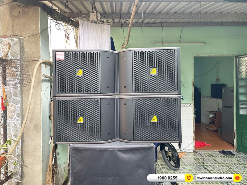 Nâng cấp dàn Line Array Actpro sự kiện, đám cưới hơn 67tr cho anh Hoàng Anh tại Đồng Nai (Actpro KR210, Catking VF218S)