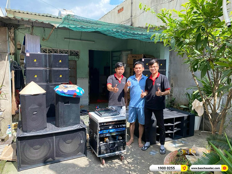 N&acirc;ng cấp d&agrave;n Line Array Actpro sự kiện, đ&aacute;m cưới hơn 67tr cho anh Ho&agrave;ng Anh tại Đồng Nai (Actpro KR210, Catking VF218S) 