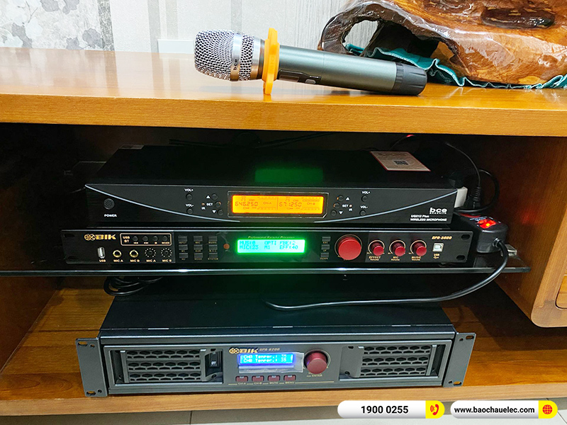 Lắp đặt dàn karaoke trị giá 46tr cho chị Hằng tại Đồng Nai (RCF X-Max 10, BPR-6200, BPR-5600, UGX12 Plus)