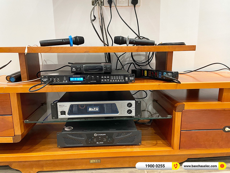 Lắp đặt d&agrave;n karaoke trị gi&aacute; hơn 110 triệu cho anh To&agrave;n tại Đồng Nai (RCF CMAX 4112, Alto MP2750, RCF 705-ASII, JBL VM300) 