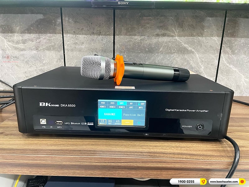 Lắp đặt dàn karaoke trị giá khoảng 30 triệu cho anh Trường tại Đồng Nai