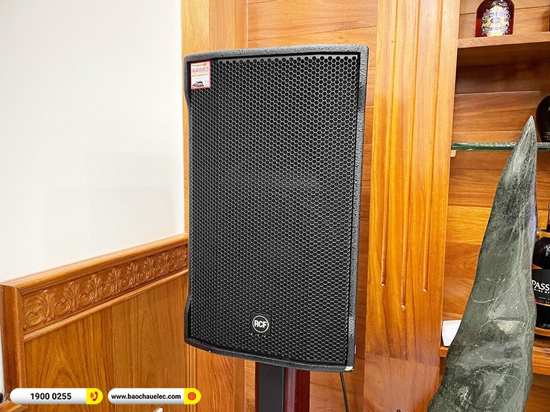 Lắp đặt dàn karaoke RCF gần 150tr cho anh Phú tại Đồng Nai (RCF CMAX 4112, IPS 2.5K, DAD 950, KSP-50, CSW-115, WB5000S,…) 