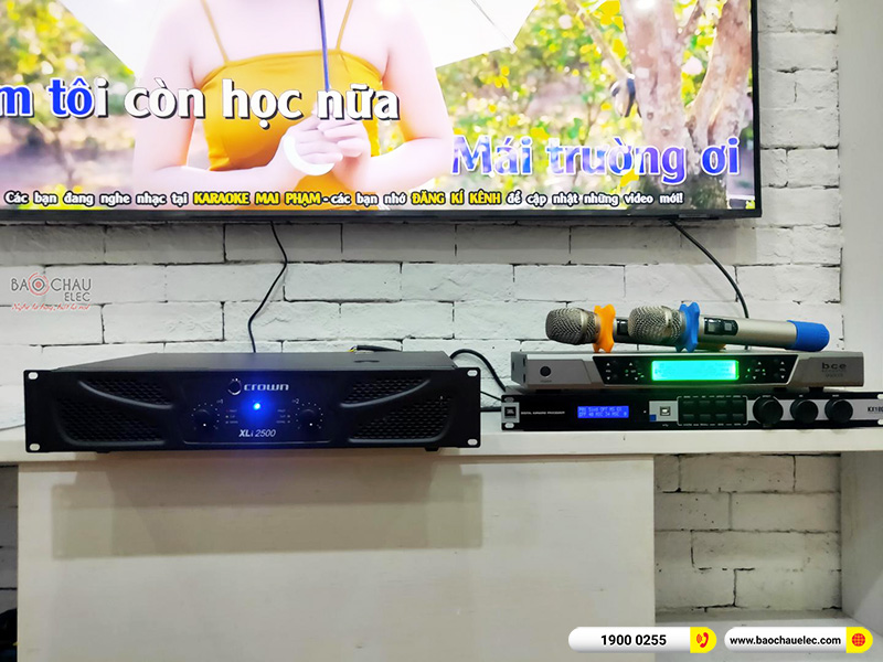 Lắp đặt dàn karaoke gia đình anh Tâm tại Hà Nội