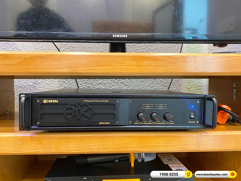 Lắp đặt dàn karaoke BMB 62tr cho anh Hiếu tại Đồng Nai (BMB 1212SE, VM830A, KX180A, BJ-W88 Plus, UGX12 Plus) 