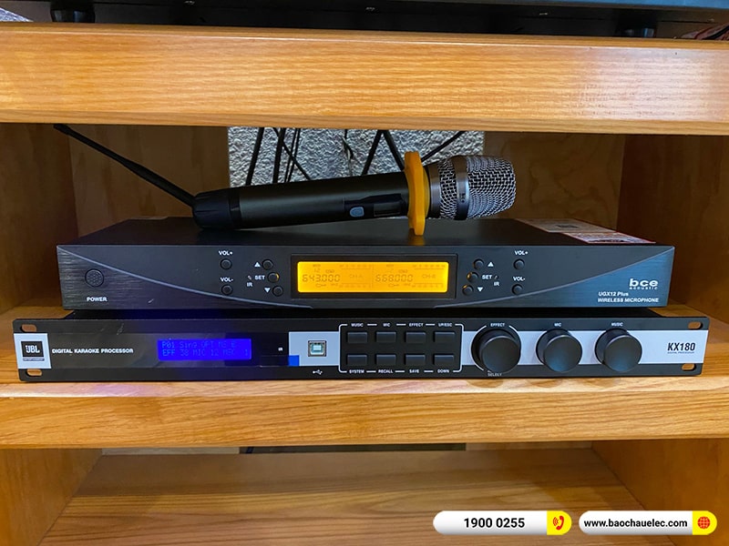 Lắp đặt dàn karaoke BMB 62tr cho anh Hiếu tại Đồng Nai (BMB 1212SE, VM830A, KX180A, BJ-W88 Plus, UGX12 Plus) 