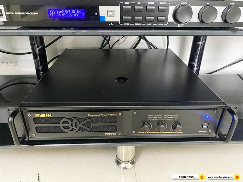 Lắp đặt dàn karaoke trị giá hơn 40 triệu cho anh Mẫu tại Đồng Nai