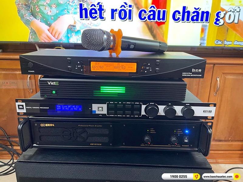 Lắp đặt dàn karaoke trị giá hơn 100 triệu cho chị Hằng tại Đồng Nai (RCF CMAX 4112, VM1020A, KX180A, Klipsch SPL150, 4K Plus. UGX12 Plus)