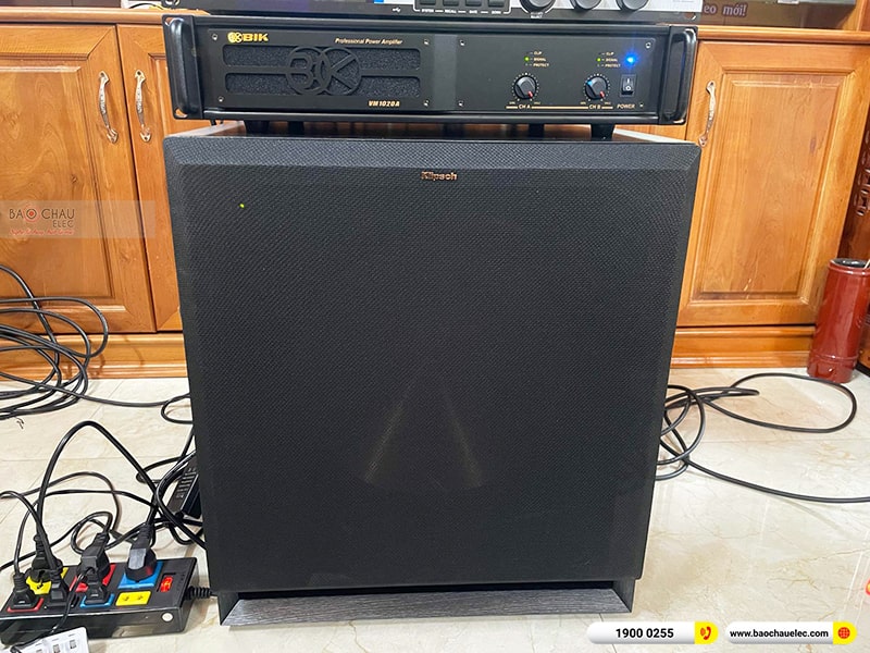 Lắp đặt dàn karaoke trị giá hơn 100 triệu cho chị Hằng tại Đồng Nai (RCF CMAX 4112, VM1020A, KX180A, Klipsch SPL150, 4K Plus. UGX12 Plus)