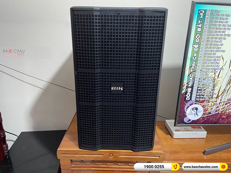 Lắp đặt dàn karaoke gia đình anh Long