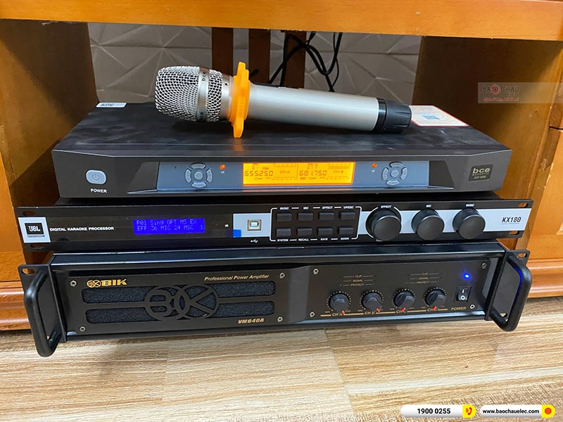 Lắp đặt dàn karaoke trị giá khoảng 50 triệu cho anh Tuấn tại Đồng Nai (JBL XS10, VM640A, KX180A, BCE VIP3000) 