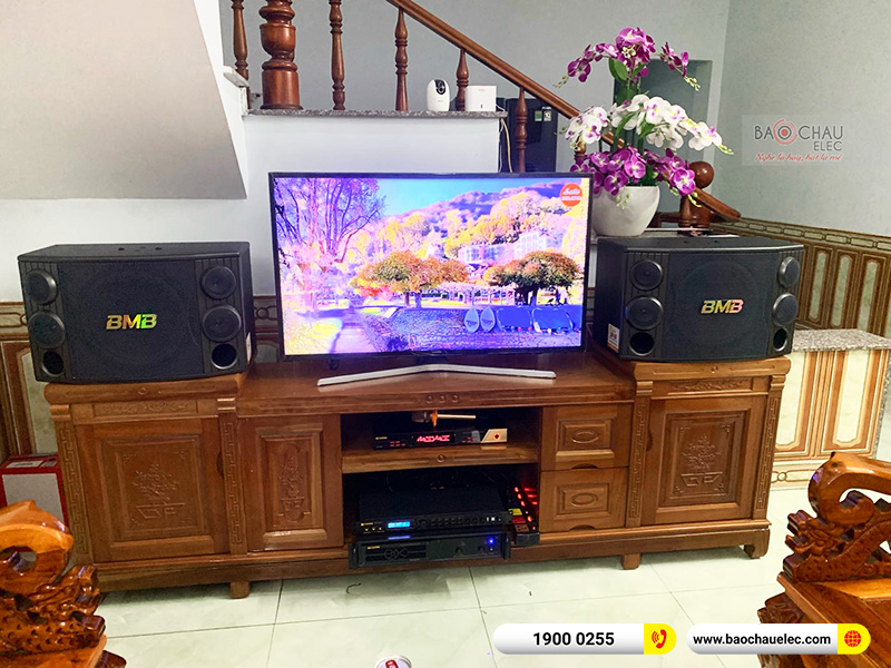 Lắp đặt dàn karaoke gia đình anh Kiên