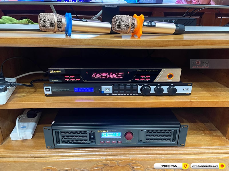 Lắp đặt dàn karaoke trị giá hơn 50 triệu cho anh Vĩnh
