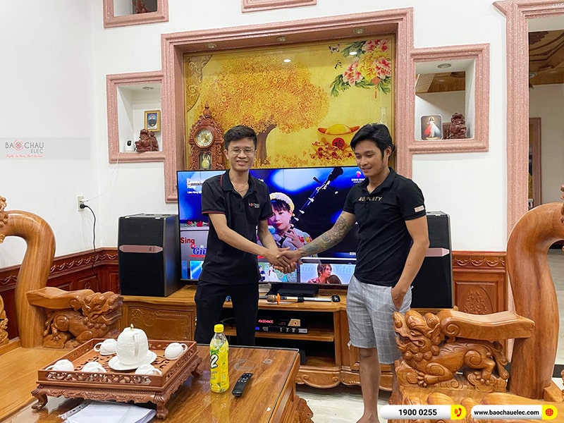 Lắp đặt dàn karaoke trị giá hơn 50 triệu cho anh Vĩnh
