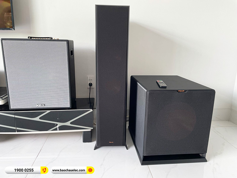 Lắp đặt d&agrave;n nghe nhạc, xem phim trị gi&aacute; hơn 70 triệu cho anh Thanh tại Đồng Nai (Klipsch RP8000F II, RP-504C II, Denon AVC-X3700H) 