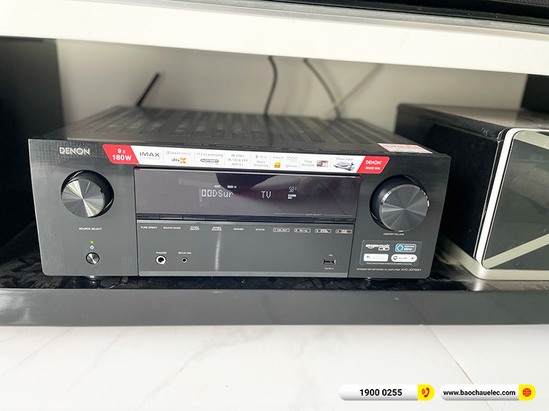 Lắp đặt d&agrave;n nghe nhạc, xem phim trị gi&aacute; hơn 70 triệu cho anh Thanh tại Đồng Nai (Klipsch RP8000F II, RP-504C II, Denon AVC-X3700H) 