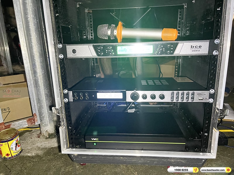 Lắp đặt dàn Line Array DMX cho anh Tuấn Anh tại Quảng Ninh (DMX CLA-Xi10P, CLA-Xi18A, Alto Live1202, X6 Luxury, UGX12,..)