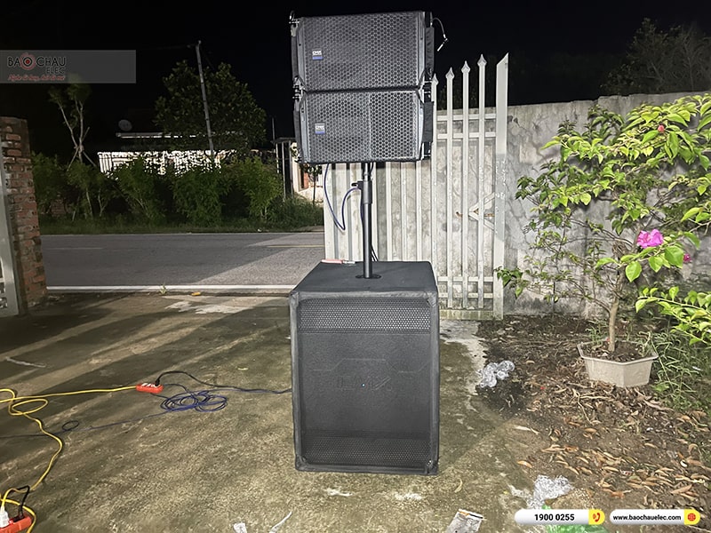 Lắp đặt dàn Line Array DMX cho anh Tuấn Anh tại Quảng Ninh (DMX CLA-Xi10P, CLA-Xi18A, Alto Live1202, X6 Luxury, UGX12,..)