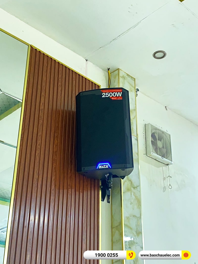 Lắp đặt dàn âm thanh 180tr cho TT Tiệc cưới Thanh Bình tại Đồng Nai (TS415, TS412, TS418S, KX850, Live 1604, Actpro DSP48,…)