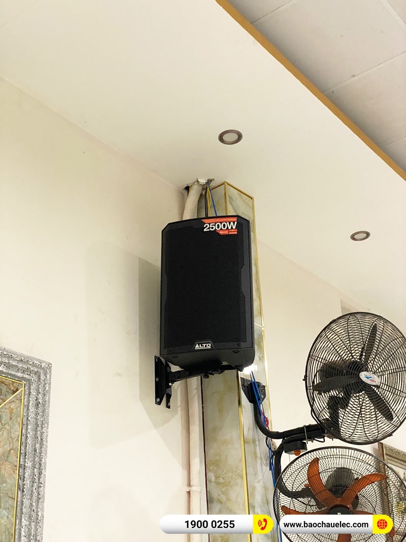 Lắp đặt dàn âm thanh 180tr cho TT Tiệc cưới Thanh Bình tại Đồng Nai (TS415, TS412, TS418S, KX850, Live 1604, Actpro DSP48,…)