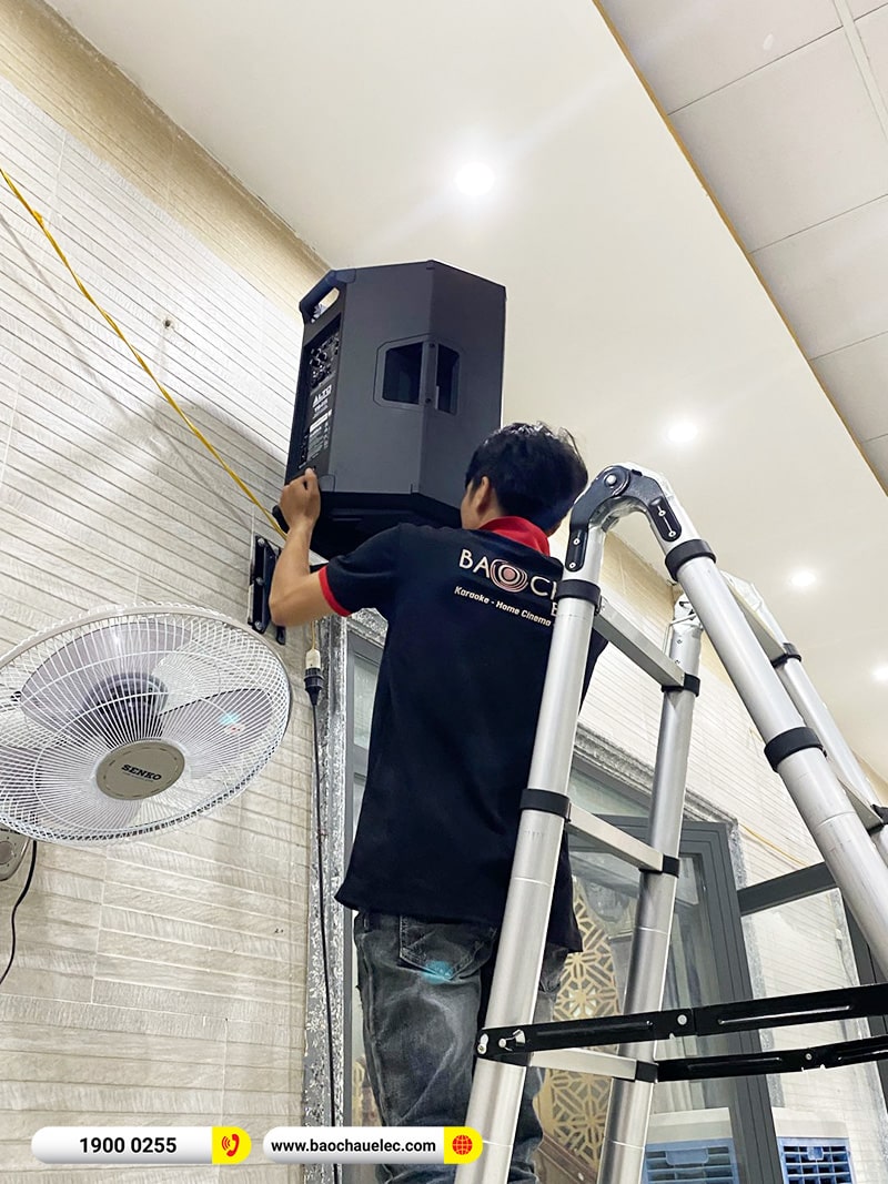Lắp đặt dàn âm thanh 180tr cho TT Tiệc cưới Thanh Bình tại Đồng Nai (TS415, TS412, TS418S, KX850, Live 1604, Actpro DSP48,…)