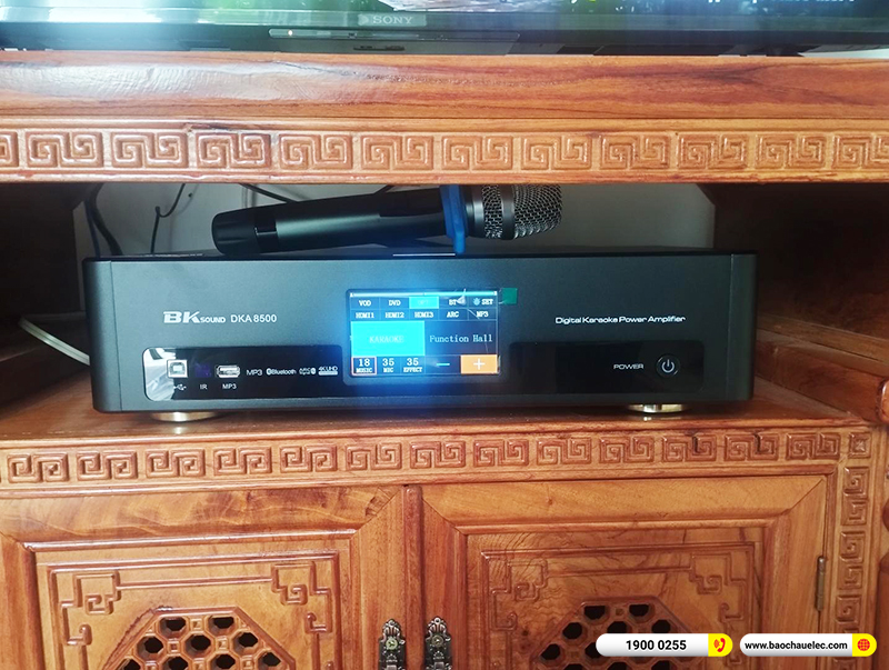 Lắp đặt d&agrave;n karaoke Denon hơn 26tr cho anh &Aacute;nh tại Đồng Nai (Denon DP-R312, BKSound DKA 8500) 