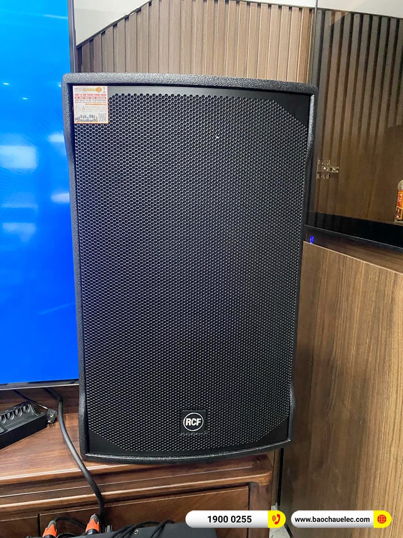 Lắp đặt dàn karaoke RCF hơn 67tr cho anh Bảo tại Đồng Nai (RCF EMAX 3112 MK2, VM840A, BPR-5600, W66 Plus, BJ-U600) 
