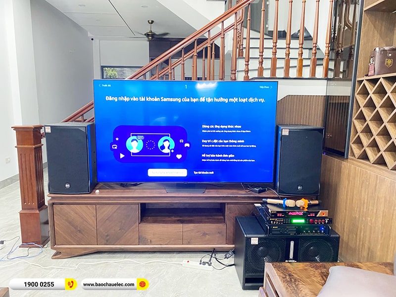 Lắp đặt dàn karaoke RCF hơn 67tr cho anh Bảo tại Đồng Nai (RCF EMAX 3112 MK2, VM840A, BPR-5600, W66 Plus, BJ-U600) 