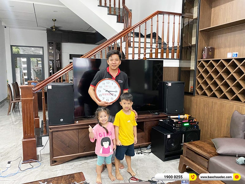 Lắp đặt dàn karaoke RCF hơn 67tr cho anh Bảo tại Đồng Nai (RCF EMAX 3112 MK2, VM840A, BPR-5600, W66 Plus, BJ-U600) 