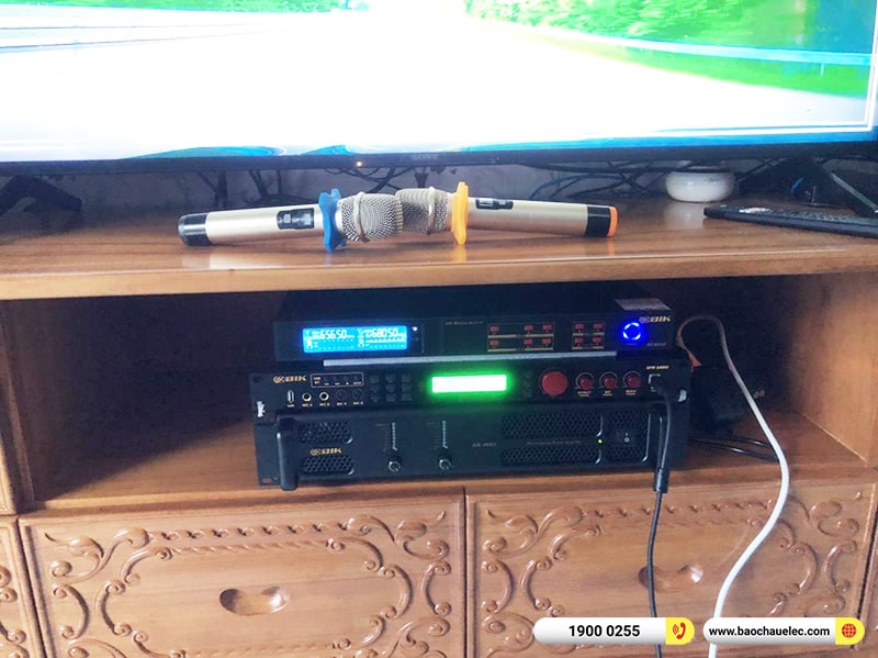 Lắp đặt dàn karaoke BIK hơn 44tr cho anh Chung tại Đồng Nai (BIK BSP 412II, CA-J602, BPR-5600, SW815, BJ-U550) 