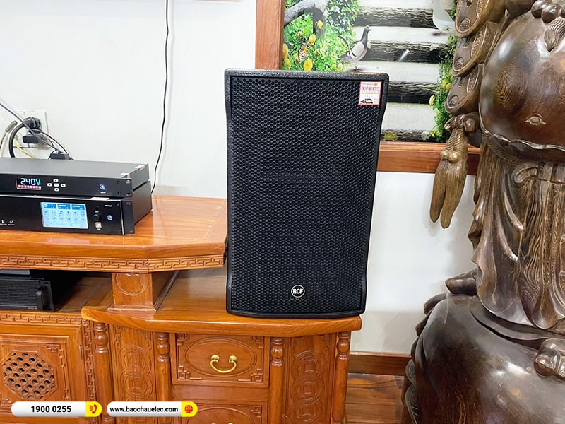 Lắp đặt dàn karaoke RCF 150tr cho anh Cường tại Đồng Nai (RCF CMAX 4112, DAD 950, Xli2500, K9900II Luxury, CV18S,…) 