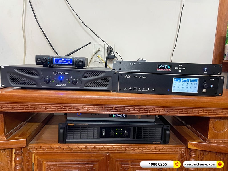 Lắp đặt dàn karaoke RCF 150tr cho anh Cường tại Đồng Nai (RCF CMAX 4112, DAD 950, Xli2500, K9900II Luxury, CV18S,…) 