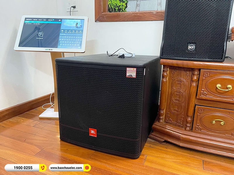 Lắp đặt dàn karaoke RCF 150tr cho anh Cường tại Đồng Nai (RCF CMAX 4112, DAD 950, Xli2500, K9900II Luxury, CV18S,…) 