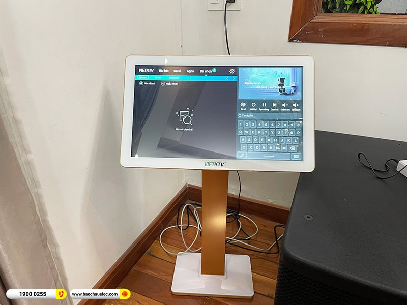 Lắp đặt dàn karaoke RCF 150tr cho anh Cường tại Đồng Nai (RCF CMAX 4112, DAD 950, Xli2500, K9900II Luxury, CV18S,…) 