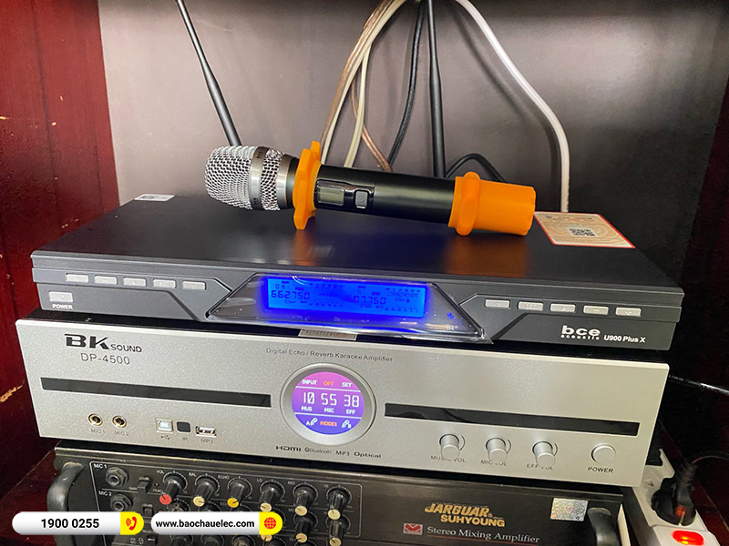 Lắp đặt dàn karaoke trị giá gần 30 triệu cho anh Đan tại Đồng Nai (JBL CV1252T, BKSound DP4500, U900 Plus X) 