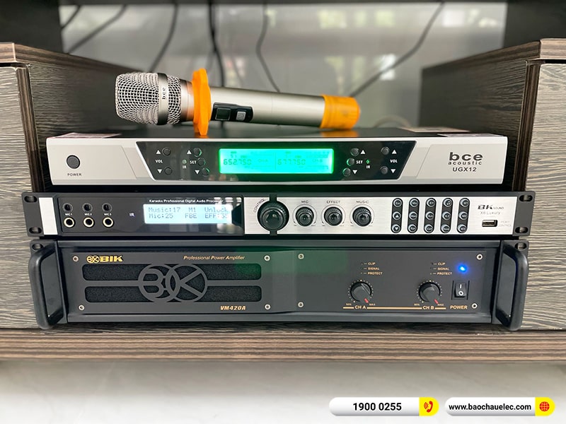 Lắp đặt dàn karaoke trị giá khoảng 30 triệu cho anh Đạo tại Đồng Nai (Alto AT1000II, VM420A, X6 Luxury, SW512B, UGX12) 